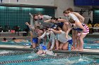 Swimming vs Babson  Wheaton College Swimming & Diving vs Babson College. - Photo By: KEITH NORDSTROM : Wheaton, Swimming